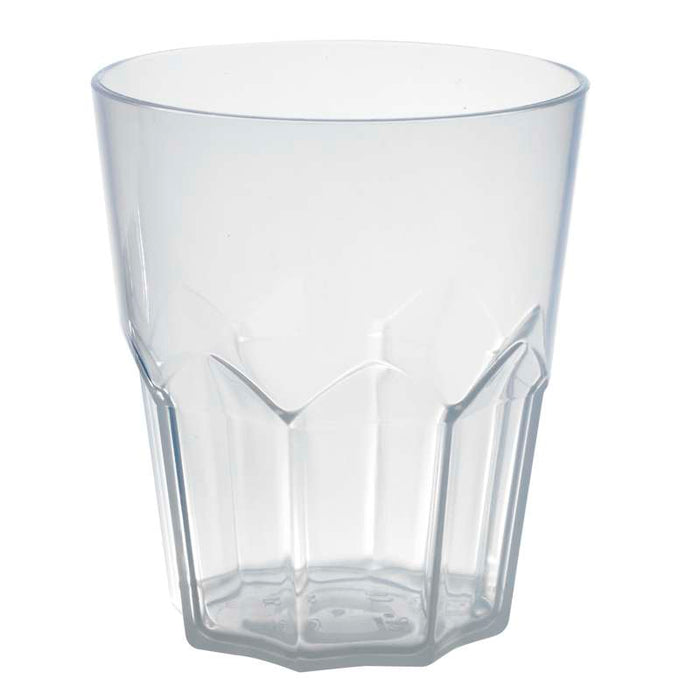 Verre à facette Cupoly en plastique PP  H99mm 500ml - 12Pcs