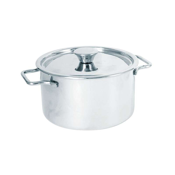 Mini faitout inox avec poignées et couvercle    450ml-6Pcs