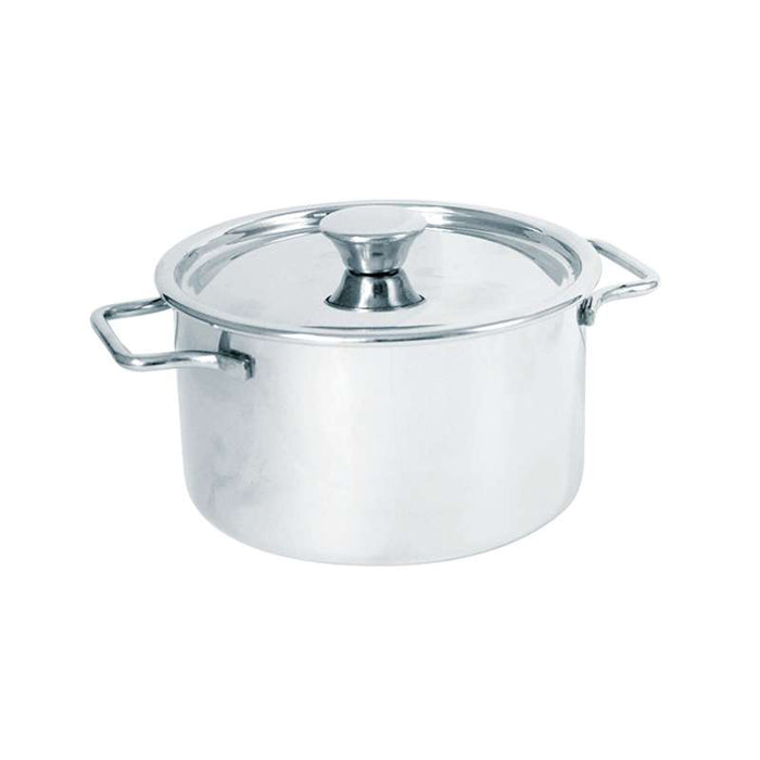 Mini faitout inox avec poignées et couvercle    450ml-6Pcs