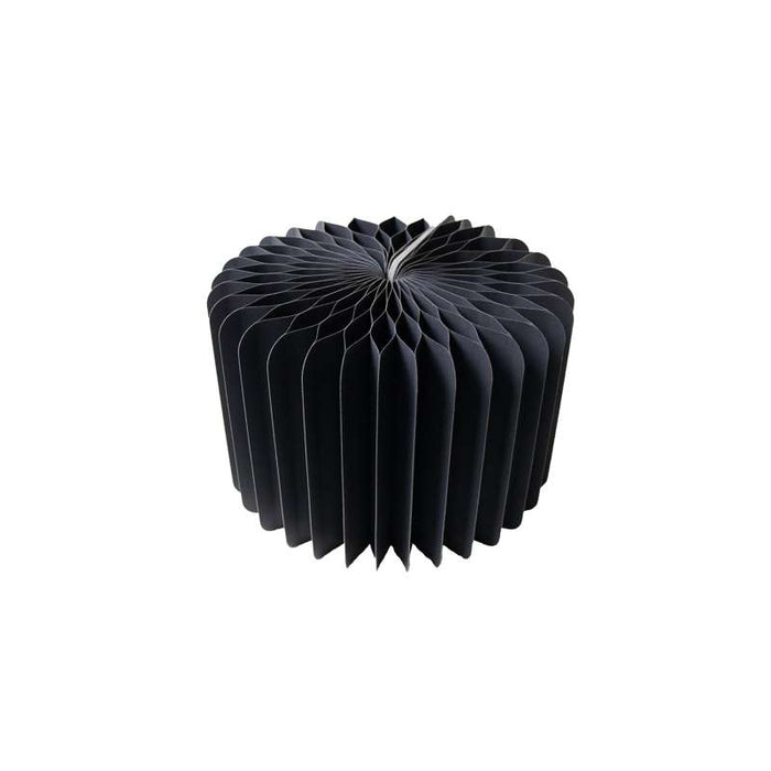 Présentoir pliable noir à plateau acrylique Ø300mm H200mm - 6Pcs