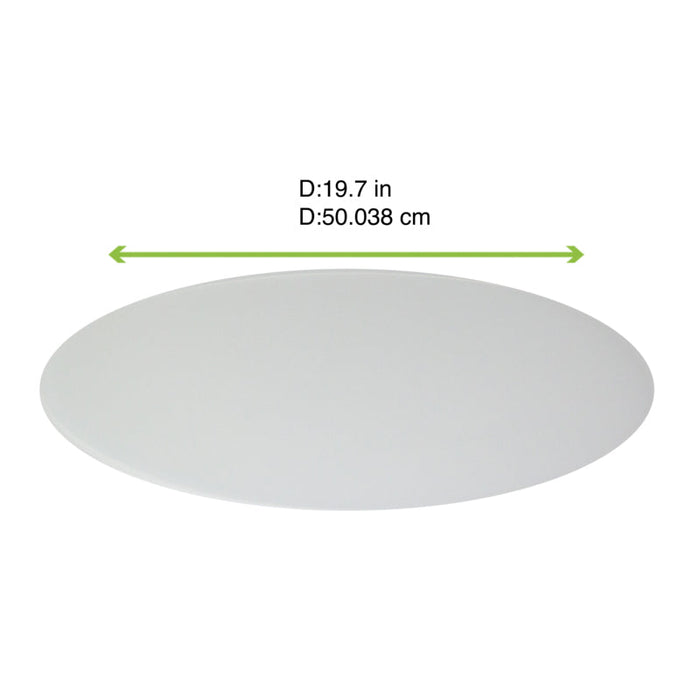 Plateau Rond en acrylique-10Pcs