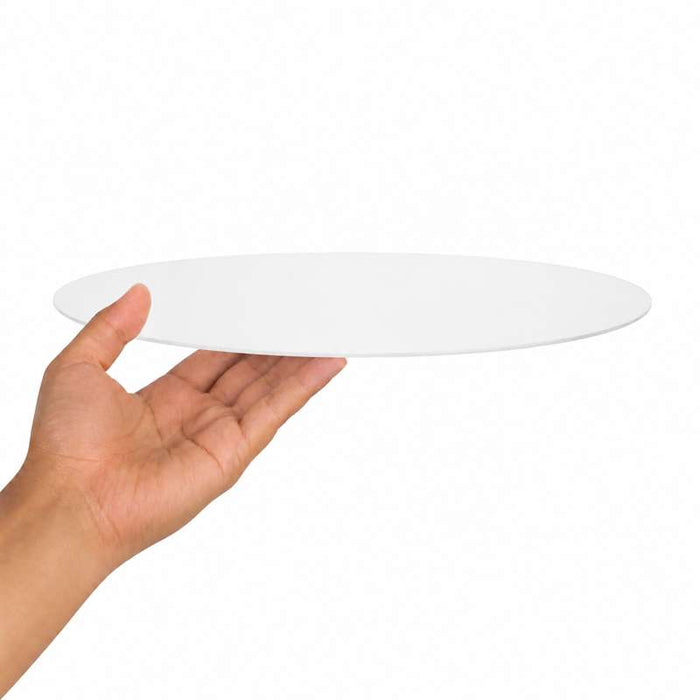 Plateau de présentation rond en acrylique transparent Ø300mm - 10Pcs