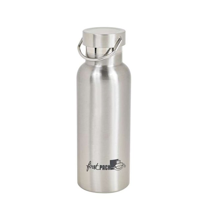 Bouteille à eau en inox à double paroi isotherme avec bouchon   H215mm 500ml-12Pcs