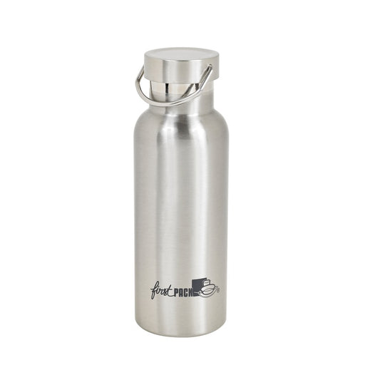 Bouteille à eau en inox à double paroi isotherme avec bouchon   H215mm 500ml-12Pcs