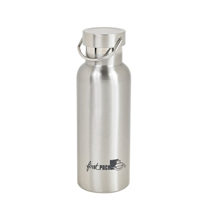 Bouteille à eau en inox à double paroi isotherme avec bouchon   H215mm 500ml-12Pcs