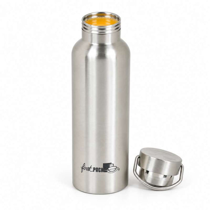 Bouteille à eau en inox à double paroi isotherme avec bouchon   H265mm 750ml-12Pcs
