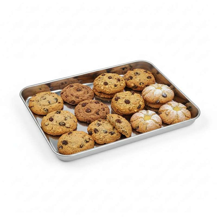 Plateau de service NoxTray en acier inoxydable  310x240mm H25mm-10Pcs