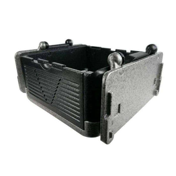 Box pliante isotherme noire 420x420mm H250mm - 1Pcs