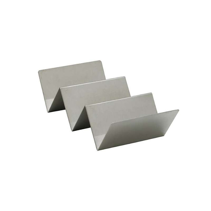 Support à tacos NoxTray en acier inoxydable  220x100mm H61mm - 6Pcs
