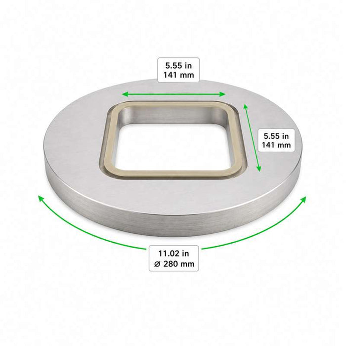 Moule de scellage carré "Opseal" 141x141mm - 1Pcs