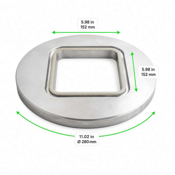 Moule Opseal carré de scellage 152x152mm - 1Pcs