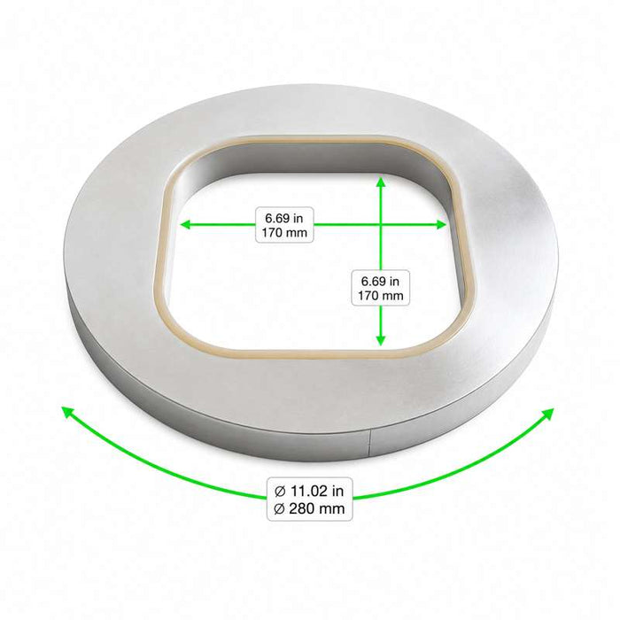 Moule de scellage "Opseal" carré 170x170mm - 1Pcs