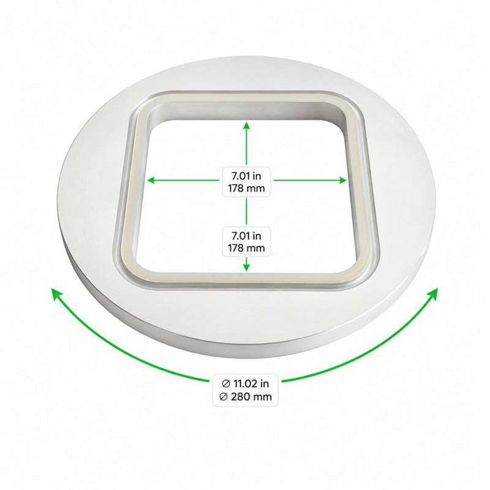 Moule de scellage carré "Opseal" 178x178mm - 1Pcs