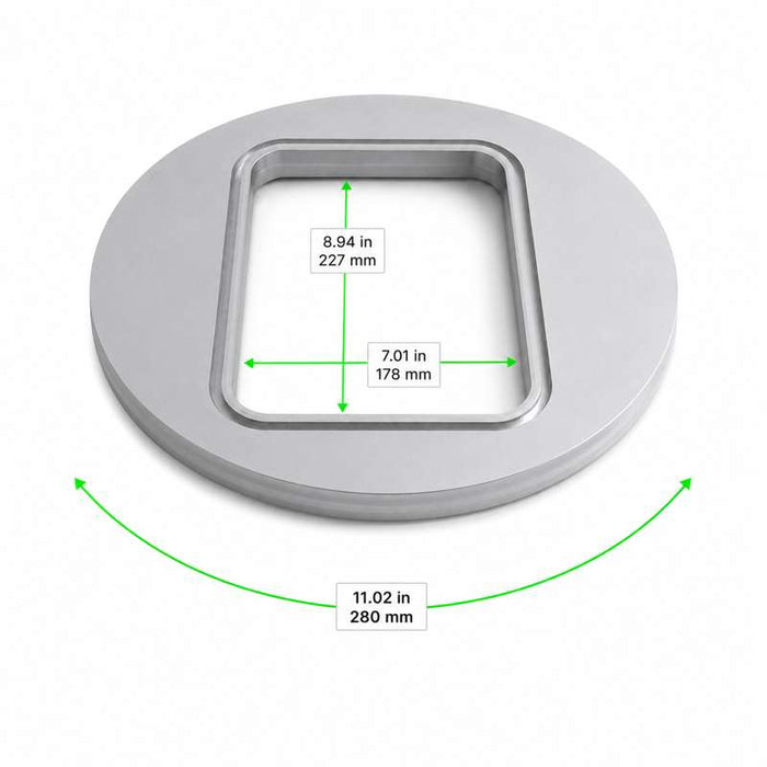 Moule de scellage rectangulaire Opseal 227x178mm - 1Pcs