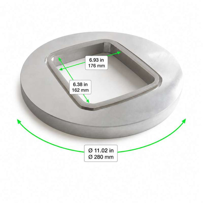 Moule Opseal rectangulaire de scellage 176x162mm - 1Pcs