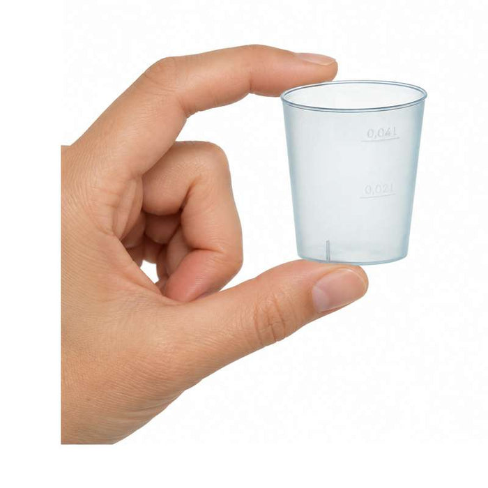 Gobelet plastique PP réutilisable "Optimal"   H50mm 50ml - 2000Pcs