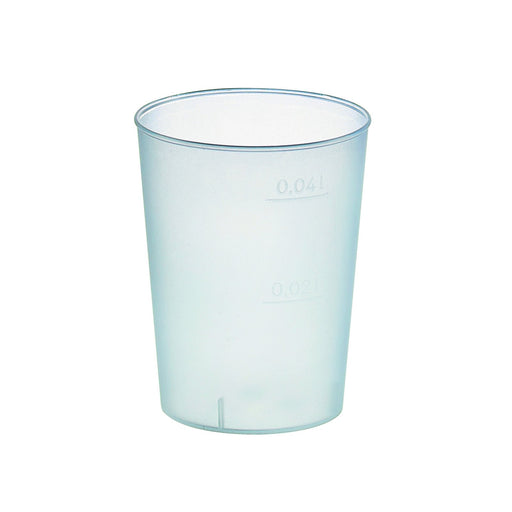 Gobelet plastique PP réutilisable "Optimal"   H50mm 50ml - 2000Pcs