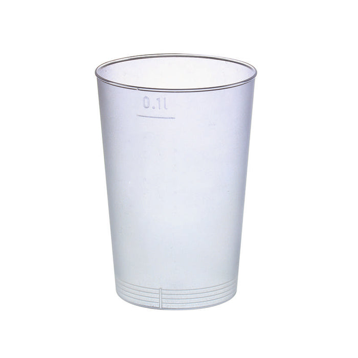 Gobelet plastique PP réutilisable "Optimal"   H73mm 120ml - 1400Pcs