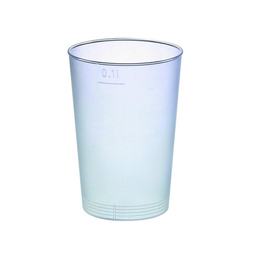 Gobelet plastique PP réutilisable "Optimal"   H73mm 120ml - 1400Pcs