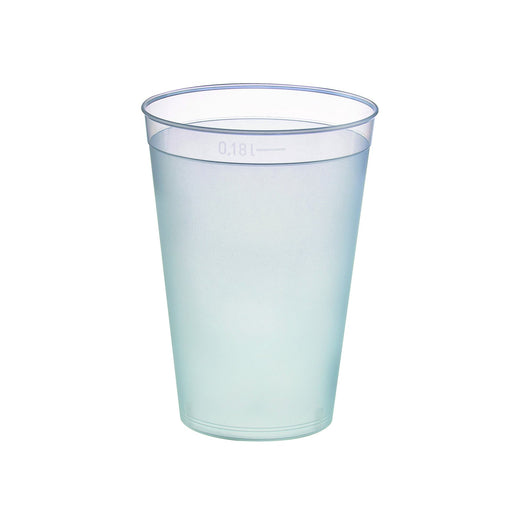Gobelet plastique PP réutilisable "Optimal"   H87mm 195ml-960Pcs