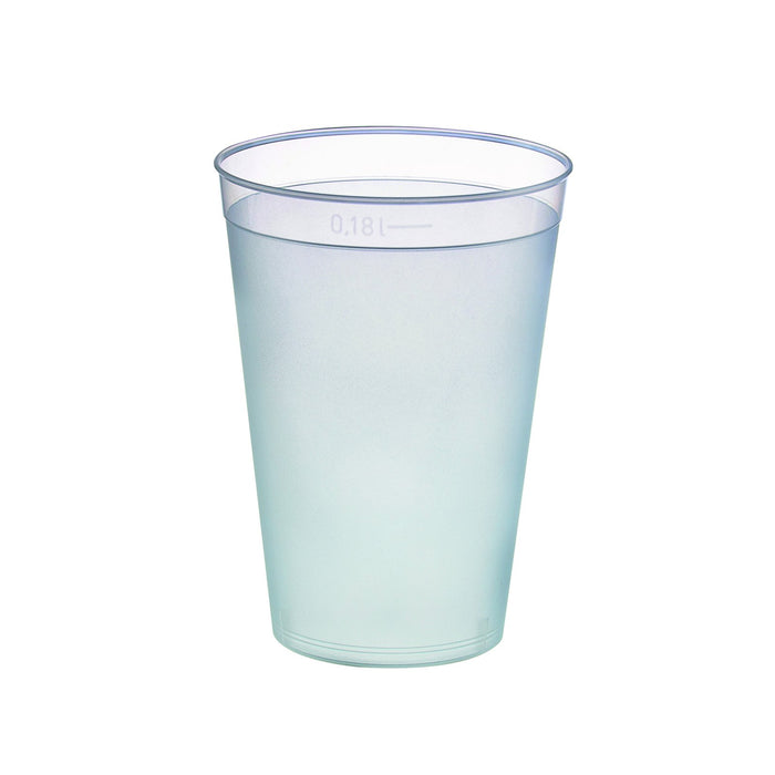 Gobelet plastique PP réutilisable "Optimal"   H87mm 195ml-960Pcs