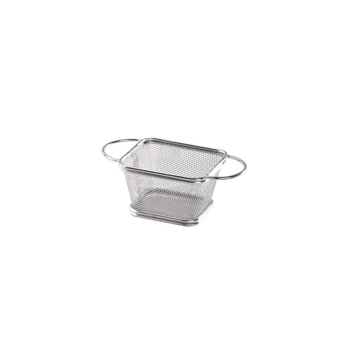 Mini panier friteuse métal avec double anse  162x77mm H74mm-6Pcs