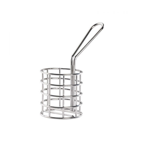 Mini panier friteuse métal rond   H51mm - 6Pcs