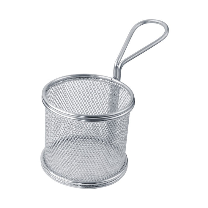 Mini panier friteuse métal rond   H85mm - 6Pcs