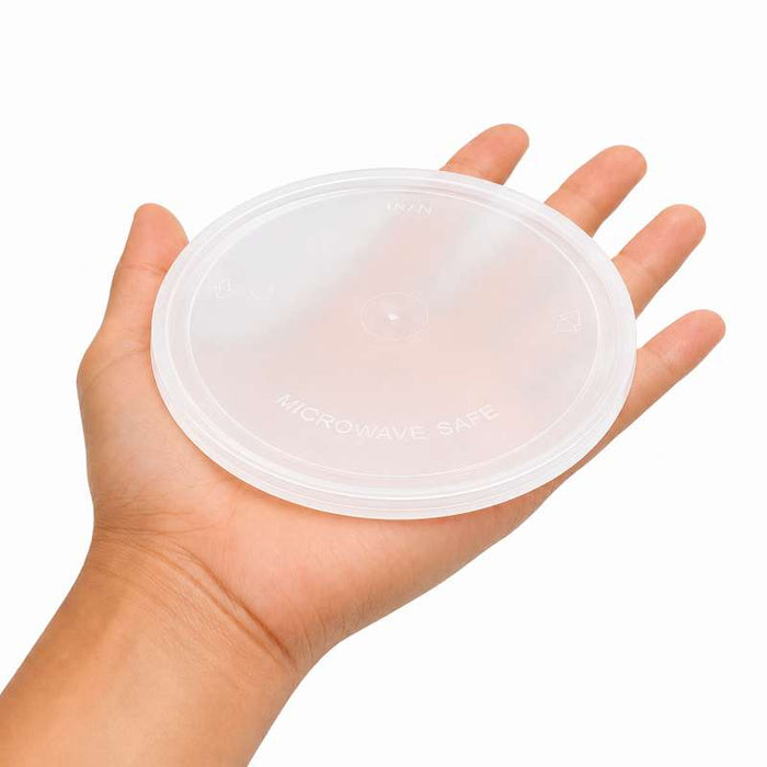 Couvercle transparent en PP injecté Ø148mm - 500Pcs