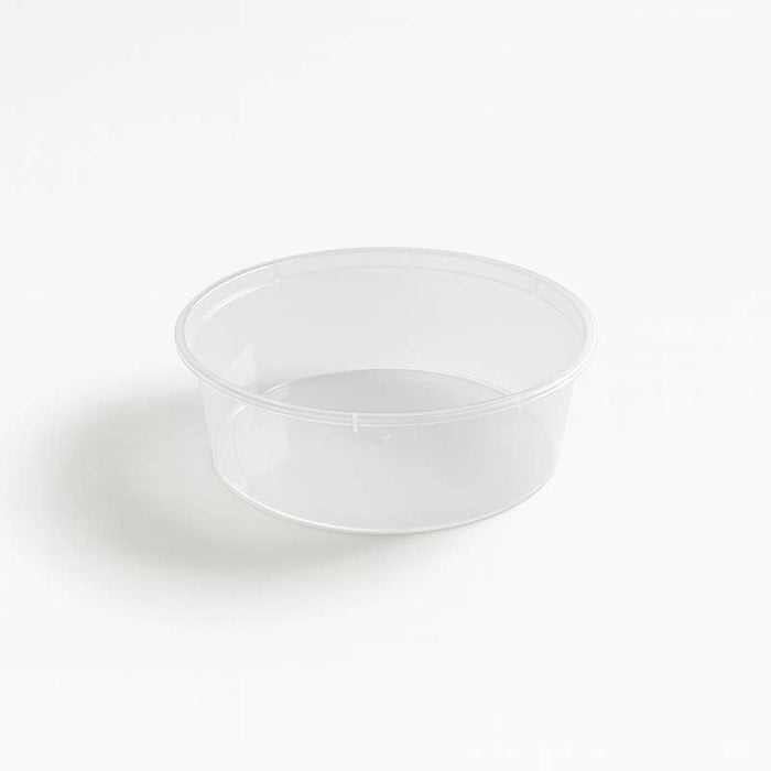 Saladier "Buckaty" rond transparent en PP injecté Ø145mm H49mm 600ml - 500Pcs