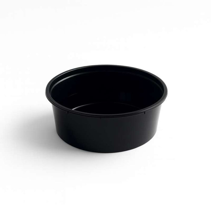 Saladier "Buckaty" rond noir en PP injecté Ø145mm H60mm 750ml - 500Pcs