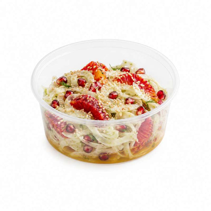 Saladier "Buckaty" transparent en PP injecté réemployable Ø145mm H60mm 750ml - 500Pcs
