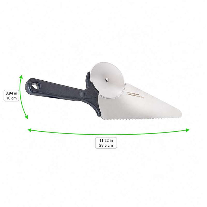 Pelle coupante à servir pour pizzas et gâteaux 285x100mm-6Pcs