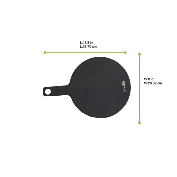 Phoenix Planche ronde noire en fibre de bois 288x203mm H6mm-6Pcs