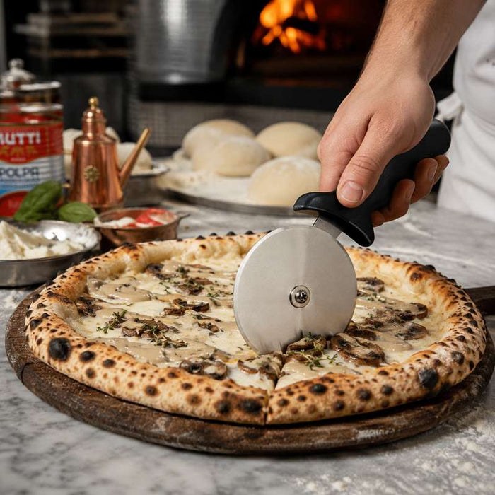Roulette à pizza professionnelle  diametre de lame 10 cm 235x100mm-6Pcs