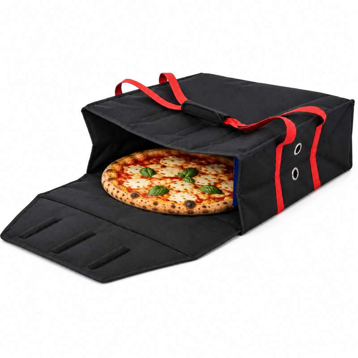 Poche isotherme pizza noire 420x420mm H150mm-5Pcs