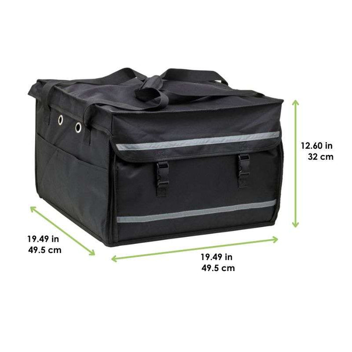 Caisse scooter/sac a dos ISO noir 2 ouvertures etagere 495x495mm H320mm-1Pcs