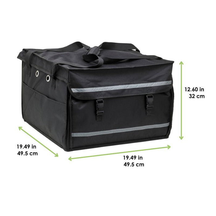 Caisse scooter/sac a dos ISO noir 2 ouvertures etagere 495x495mm H320mm-1Pcs