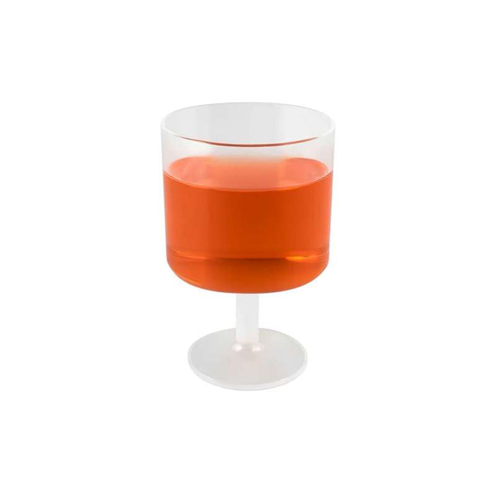 Verre à vin Cupoly en plastique PP réutilisable  H104mm 150ml - 24Pcs