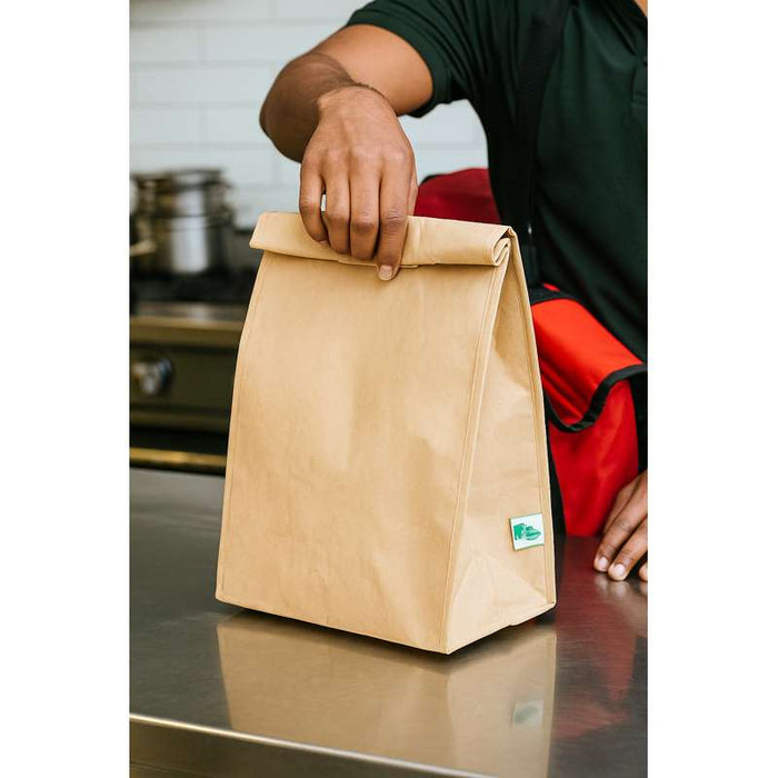 Sac isotherme repas avec fermeture velcro  245x120mm H350mm-24Pcs