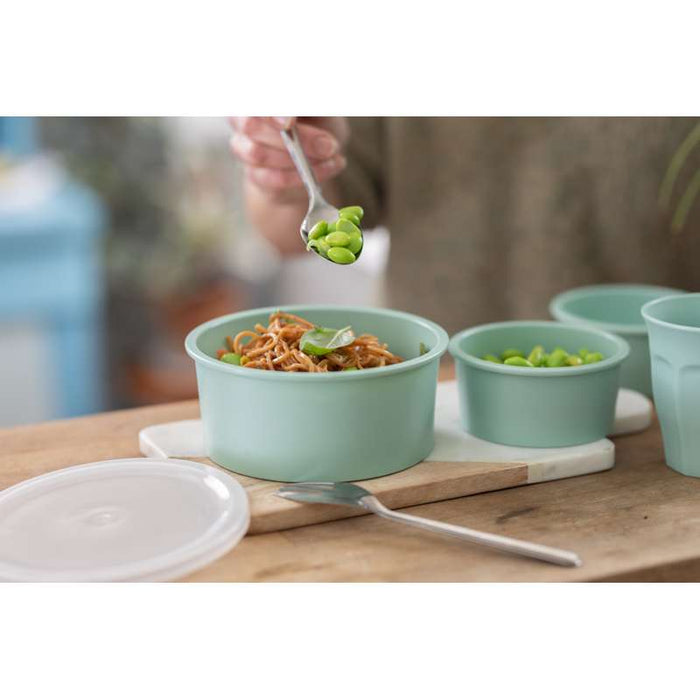 Bol Phoenix en plastique RPET réemployable vert d'eau  H70mm 1 110ml-24Pcs