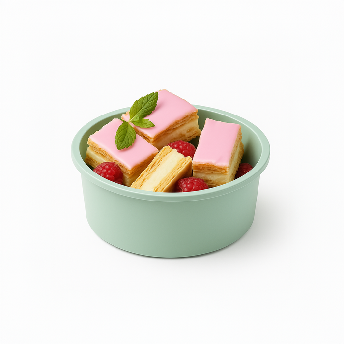 Bol Phoenix en plastique RPET réemployable vert d'eau  H55mm 470ml-24Pcs