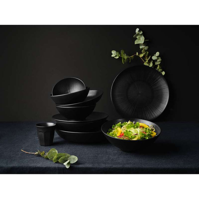 Black Phoenix assiette noire ré-employable  H30mm-12Pcs