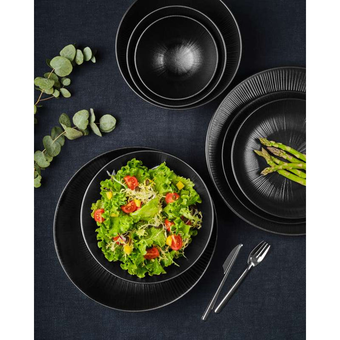 Black Phoenix assiette noire ré-employable  H30mm-12Pcs