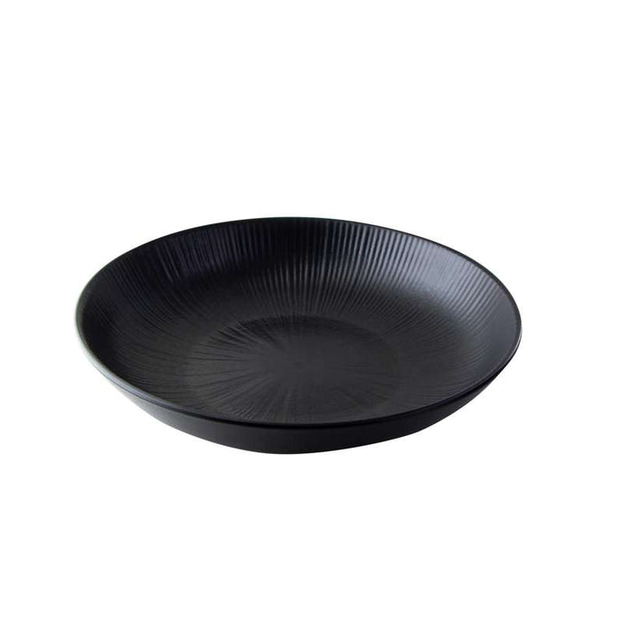 Black Phoenix assiette creuse noire ré-employable   H46mm 950ml-12Pcs
