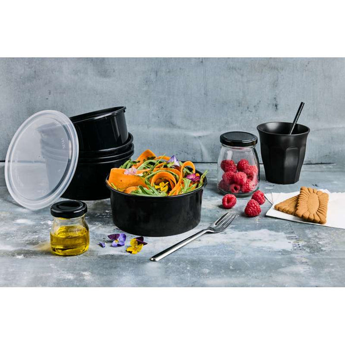 Black Phoenix gobelet à cafe noir ré-employable   H89mm 200ml-24Pcs