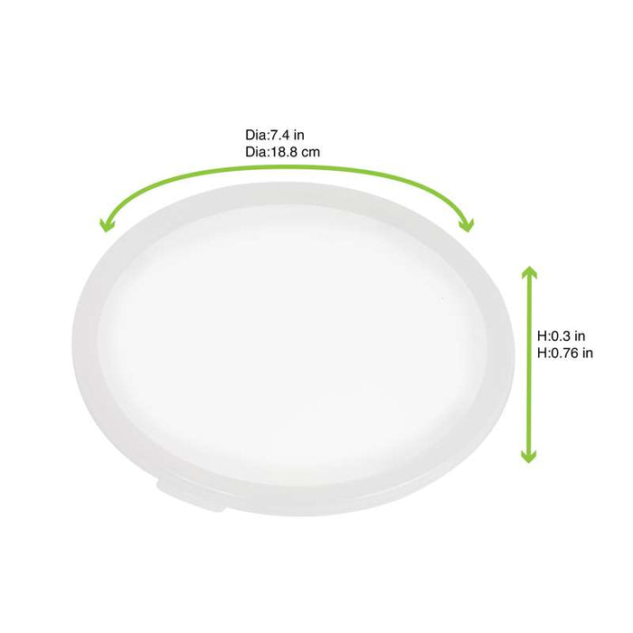 Couvercle "Phoenix" réemployable translucide Ø188mm - 24Pcs