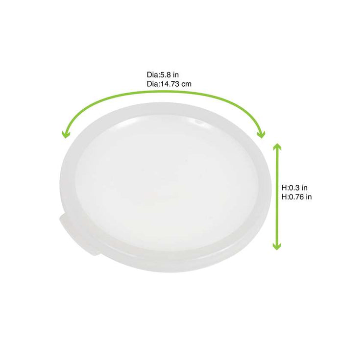 "Phoenix" Couvercle Réemployable translucide  H7mm-24Pcs