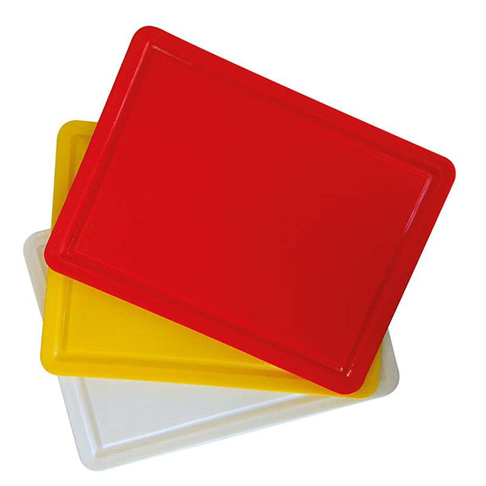 Planche à découper avec rainure en plastique 400x300mm H12mm - 1Pcs
