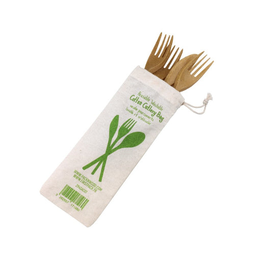 Sacs en tissu 100% coton pour couverts 220x80mm-100Pcs